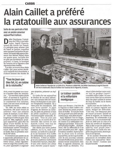 Alain Caillet, la passion de la cuisine